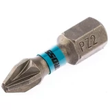 Kép 2/2 - Gross torziós bit készlet ütvefúróhoz, S2, PZ2x25mm, 10db