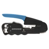 Kép 1/2 - Gross krimpelő fogó telefon és számítógép csatlakozókhoz, RJ45 (8P), RJ11/12 (6P)