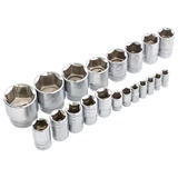 Kép 4/9 - Gross kombinált szerszámkészlet, CrV, 1/2"-1/4", 5-32mm, 78 darabos