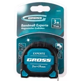 Kép 4/4 - Gross Experte mérőszalag, mágneses, kétoldalas, 19mmx3m
