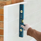 Kép 7/7 - Gross alumínium vízmérték, megerősített, 3 ampulla, 400mm