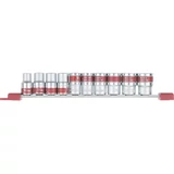 Kép 1/3 - MTX dugókulcs készlet, HEX, 1/2&quot;, 10-22mm, 10db
