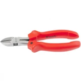 Kép 1/2 - MTX Nickel oldalcsípőfogó, standard, műanyag nyél, 160mm