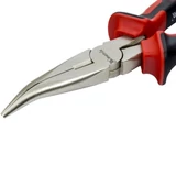 Kép 2/3 - MTX Nickel hosszú csőrű fogó, hajlított, két komponensű nyél, 200mm