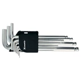 Kép 1/3 - MTX imbuszkulcs készlet, CrV, hosszított, 1.5-10mm, 9db