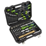 Kép 1/3 - MTX szerszámkészlet műanyag tokban, CrV, 1/2&quot;, 1/4&quot;, 76db