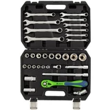 Kép 1/3 - MTX szerszámkészlet műanyag tokban, CrV, 1/2&quot;, 32db