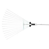 Kép 1/3 - Palisad ventilátor gereblye, acél, teleszkósos nyél, 15 ág