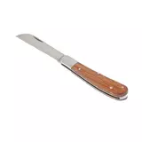 Kép 2/3 - Palisad kerti kés, fa nyél, behajtható egyenes penge, 173mm