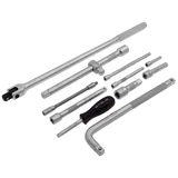 Kép 2/5 - STELS szerszámkészlet kofferben, CrV, 1/2", 3/8" 1/4", 142db