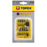 Kép 2/2 - Topex bit készlet hajtószárral, 1/4", 18 részes