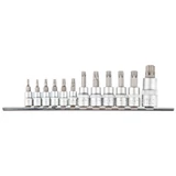 Kép 1/2 - Topex bit készlet, Torx, 1/4"-3/8"-1/2", 12 részes
