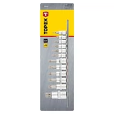 Kép 2/2 - Topex bit készlet, Torx, 1/4"-3/8"-1/2", 12 részes