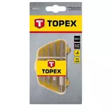 Kép 2/2 - Topex törtcsavar kihajtó készlet, 3.3-19mm, 5 részes