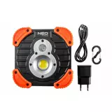 Kép 2/4 - Neo Tools reflektor, talpas, 1000Lumen, 13W, 2600mAh