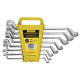Kép 2/2 - Topmaster Pro csillagkulcs készlet, hajlított, Cr-V, 6-22mm, 8db