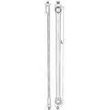 Kép 2/2 - Topmaster Pro kettős csillagkulcs, racsnis, 15mm