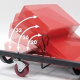 Kép 4/4 - Torin BigRed aláfekvő, gurulós, dönthető fejtámasz, 1025x425x110mm