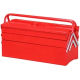 Kép 2/2 - Torin Big Red szétnyitható fém szerszámosláda, 5 rekeszes, 50x20x27cm