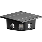 Kép 1/3 - Tracon napelemes kerti falilámpa, 0.4W, 3000K, 36lm