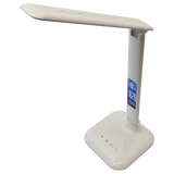 Kép 1/4 - Tracon LED asztali lámpa, szab. fényerő és színhőmérséklet, LCD kijelző 4W