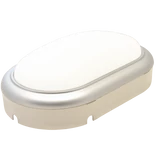 Kép 1/4 - Tracon műanyag házas LED hajólámpa ezüst kerettel, ovális 15W, 1050lm