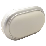 Kép 2/4 - Tracon műanyag házas LED hajólámpa ezüst kerettel, ovális 15W, 1050lm