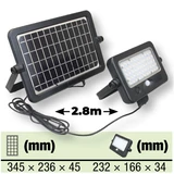 Kép 3/4 - Tracon napelemes LED fényvető, mozgásérzékelővel 10W, 1100lm, 4000K