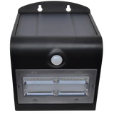 Kép 2/4 - Tracon napelemes LED fali világítótest, mozgásérzékelővel, fekete 3.2W, 400lm