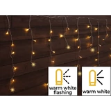 Kép 1/2 - Tracon X22026 karácsonyi fényfüggöny, 5m, 125LED, meleg+meleg fehér
