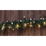 Kép 1/3 -  Tracon X22062 karácsonyi fényfüzér, csillag, fém, 1.35m, 10LED, 3000K