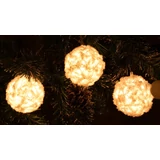 Kép 2/3 - Tracon X22063 karácsonyi fénygömbfüzér, 1.35m, 10LED, 3000K
