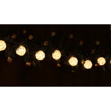 Kép 3/3 - Tracon X22063 karácsonyi fénygömbfüzér, 1.35m, 10LED, 3000K