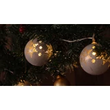 Kép 4/4 - Tracon X22064 karácsonyi fényfüzér, mintás gömb, 1.35m, 10LED, 3000K