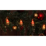 Kép 1/3 - Tracon X22069 karácsonyi fényfüzér, manó, 90cm, 10LED, 3000K