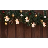 Kép 1/3 -  Tracon X22071 karácsonyi fényfüzér, hóember, 1.35m, 10LED, 3000K