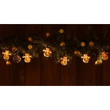 Kép 2/3 - Tracon X22071 karácsonyi fényfüzér, hóember, 1.35m, 10LED, 3000K