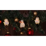 Kép 2/3 - Tracon X22072 karácsonyi fényfüzér, pingvin medvével, 1.35m, 10LED, 3000K