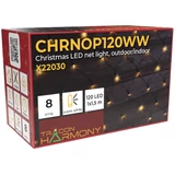 Kép 3/3 - Tracon X22032 karácsonyi fényháló, kül-és beltéri, 220LED, meleg fehér