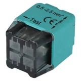 Kép 1/2 - Tracon csavar nélküli vezetékösszekötő, nem oldható, zöld, 4 vezeték, 0.5-2.5mm, 16A