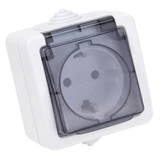 Kép 1/3 - Falon kívüli csatlakozóaljzat, 16A/250VAC, IP54
