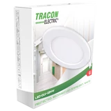 Kép 2/2 - Tracon védett, beépíthető LED mélysugárzó,  fehér 12W, 840lm, 4000K