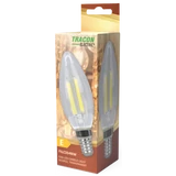 Kép 2/2 - Tracon COG LED izzó, C35, E14, 4W, 4000K