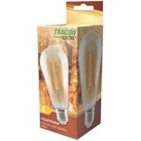 Kép 2/2 - Tracon COG LED izzó, ST64, E27, 8W, 2500K, arany