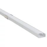 Kép 1/3 - Tracon LED szalag alu profil külső rögzítéshez, sík búra, 1m