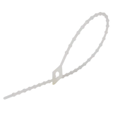 Kép 2/2 - Tracon gyöngyös nyitható kábelkötegelő, 160x1.7mm, natúr, 100db