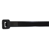 Kép 1/2 - Tracon normál kábelkötegelő, 3.6x370mm, fekete