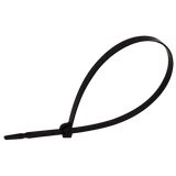 Kép 1/2 - con UV-álló fémnyelves kábelkötegelő, fekete, 208×3.6mm