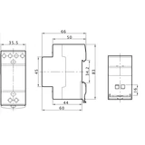Kép 2/2 - Biztonsági (csengő) transzformátor, 230V/4-8-12V AC