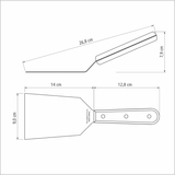 Kép 2/3 - Tramontina Landhaus BBQ spatula, 26.5x9cm